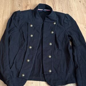 Women's Black Double-Breasted Blazer